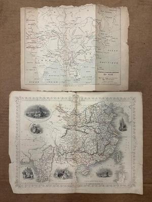 Maps of China 1845 & 1892