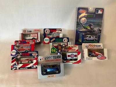 Chicago Cubs Matchbox vehicles