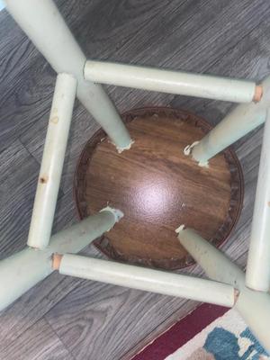 Artist Steve Bauman. Stools