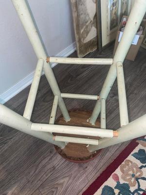Artist Steve Bauman. Stools