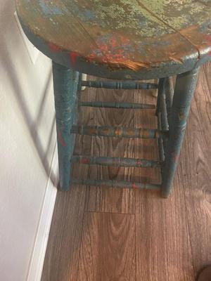 Artist Steve Bauman. Stools