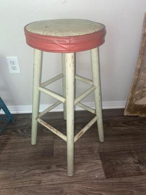 Artist Steve Bauman. Stools