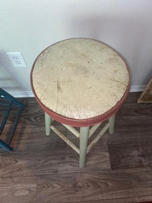 Artist Steve Bauman. Stools