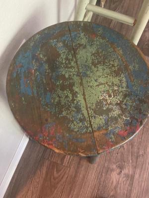 Artist Steve Bauman. Stools