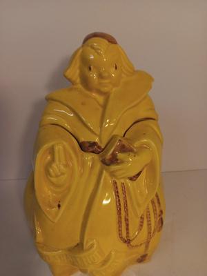 Red Wing USA Vintage Friar Tuck Cookie Jar "Thou shall not steal!"