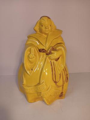 Red Wing USA Vintage Friar Tuck Cookie Jar "Thou shall not steal!"
