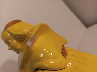 Red Wing USA Vintage Friar Tuck Cookie Jar "Thou shall not steal!"