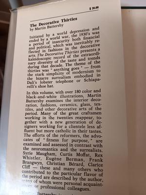 1930 decor Books - The Decorative Thirties and Depression Modern the Thirties style in America