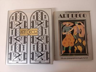 Art Deco books - Art Deco and All color book of Art Deco by Dan Klien