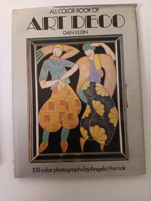 Art Deco books - Art Deco and All color book of Art Deco by Dan Klien