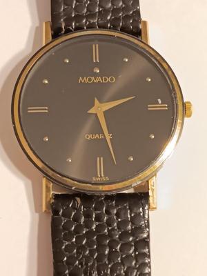 Beautiful vintage Movado Mondaine Quartz wrist watch