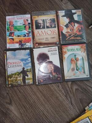 Samsung Dvd player and remote with a variety of dvd movies in different languages