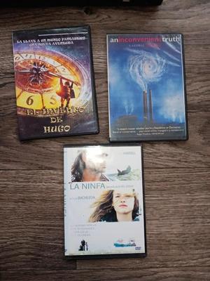 Samsung Dvd player and remote with a variety of dvd movies in different languages