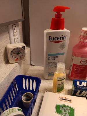 Variety of medical and Hygiene Products - lotions - OTC medicines - heat pad and more