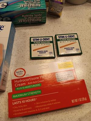 Variety of medical and Hygiene Products - lotions - OTC medicines - heat pad and more