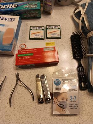 Variety of medical and Hygiene Products - lotions - OTC medicines - heat pad and more