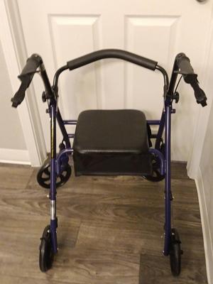 Like new - DRIVE 300lb limit rollator Mobility walker with seat and storage