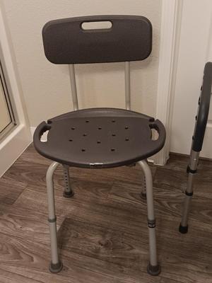 Mobility assists toilet Stool rails and shower chair