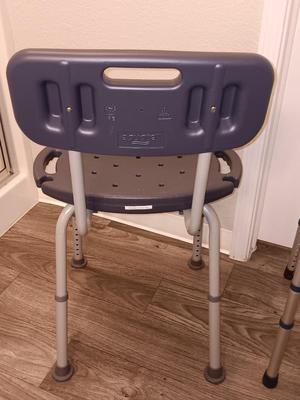 Mobility assists toilet Stool rails and shower chair