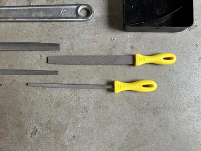 SOCKETS, FILES, MULTIMETER, DRIL BITS AND MORE