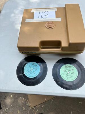 Fisher Price 33 1/3 Record Player