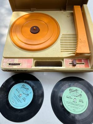 Fisher Price 33 1/3 Record Player