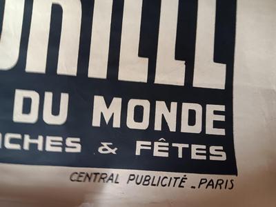 Rare poster - Mistinguett Casino de Paris Paris qui Brille La Plus Belle Revue du Monde, 1931