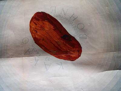 rare Antique Poster on canvas - Trinkschokolade Kufferle