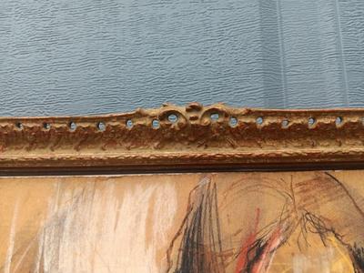 Self-Impressionism Art Painting in Antique gold frame