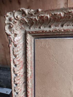 Self-Impressionism Art Painting in Antique gold frame