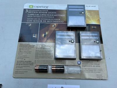 Capstone 3 LED Indoor / Outdoor Motion Sensor Light