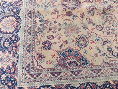 Large Vintage Antique Persian area rug - room sized 97" x 137"