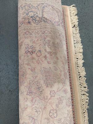 Large Vintage Antique Persian area rug - room sized 97" x 137"