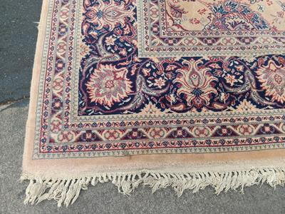 Large Vintage Antique Persian area rug - room sized 97" x 137"