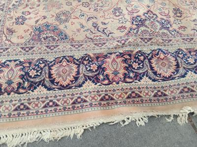Large Vintage Antique Persian area rug - room sized 97" x 137"