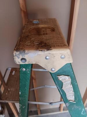 Fiberglass Six foot step ladder for commercial & Electrical