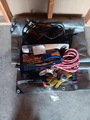 Automotive needs - Jumper cables - Mag light - Rope - Ice scrapers and more