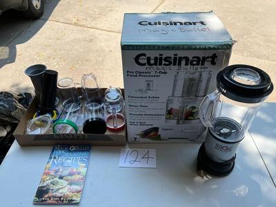 Cuisinart Magic Bullet and 10 plus Accessories and Recipe Book
