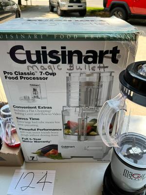 Cuisinart Magic Bullet and 10 plus Accessories and Recipe Book