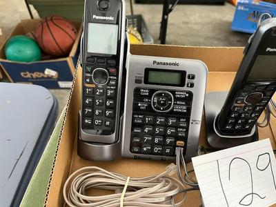 Panasonic Four (4) Phone Portable System with Base Unit and 4 Chargers