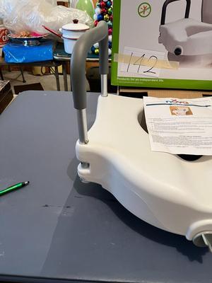 NOVA Locking Raised Toilet Seat with Arms Like New
