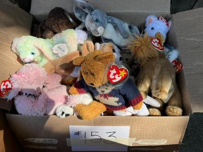33 Assorted Ty Beanie Babies and Book