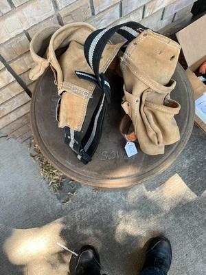 Carpenter's Leather Tool Belt
