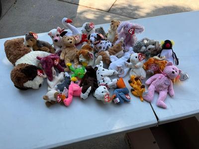 Assorted Beanie Babies - Approx. 27