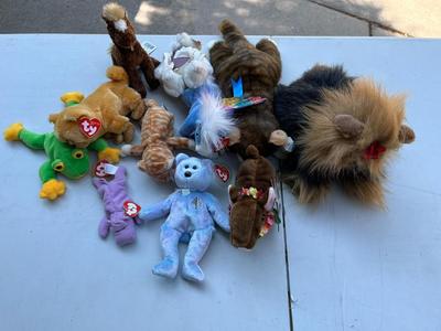 Assorted Beanie Babies - Approx. 11