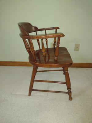 Wooden Captain's Chair