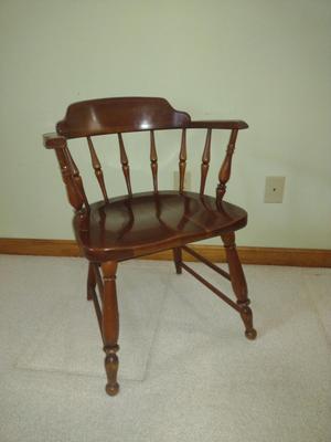 Wooden Captain's Chair