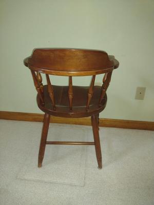 Wooden Captain's Chair