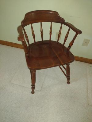 Wooden Captain's Chair