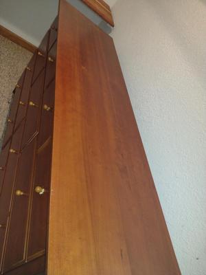 Thomasville Cherry Finish Stretch Dresser- Approx 63 3/4" x 19" x 35" Tall